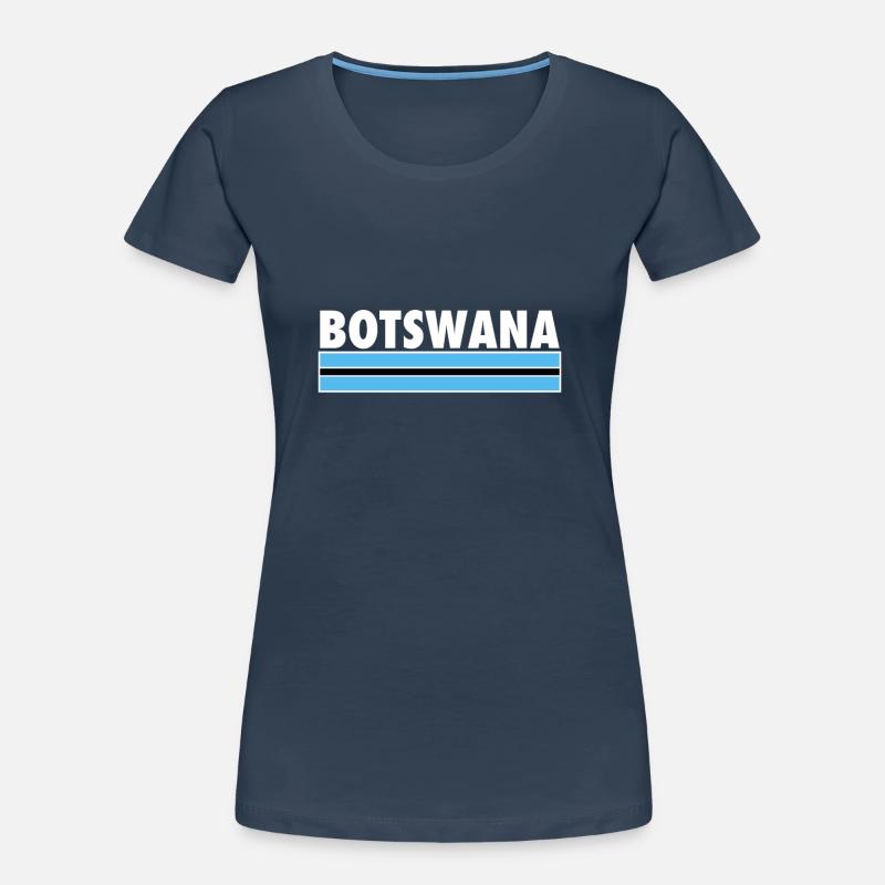 Botswana Botswana Drapeau Botswana T-shirt bio Premium Femme