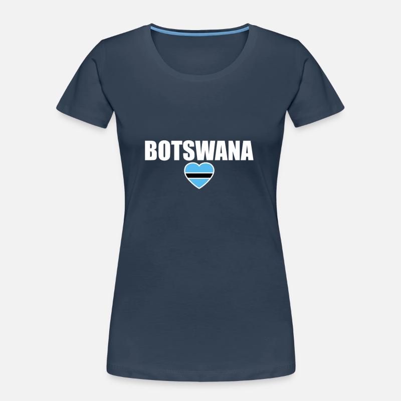 Botswana Botswana Drapeau Botswana T-shirt bio Premium Femme
