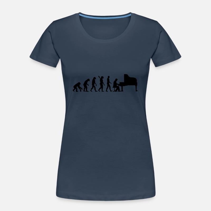 Evolution Piano Women's Premium Organic T-Shirt