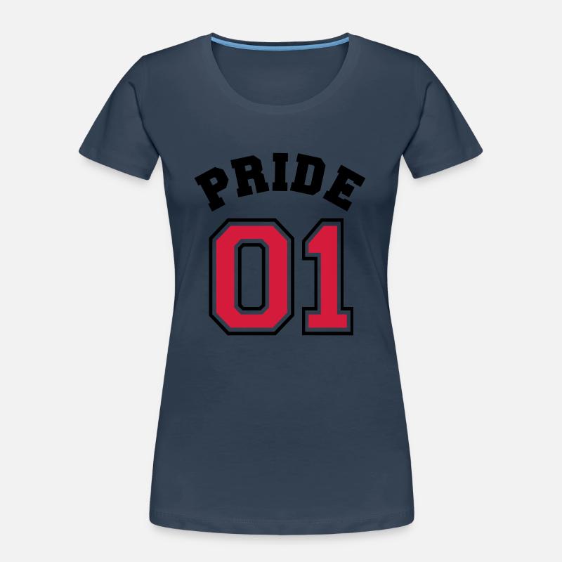 Pride 01 - Stolz - Schwule und Lesben - Homo Ehe Frauen Premium Bio T-Shirt