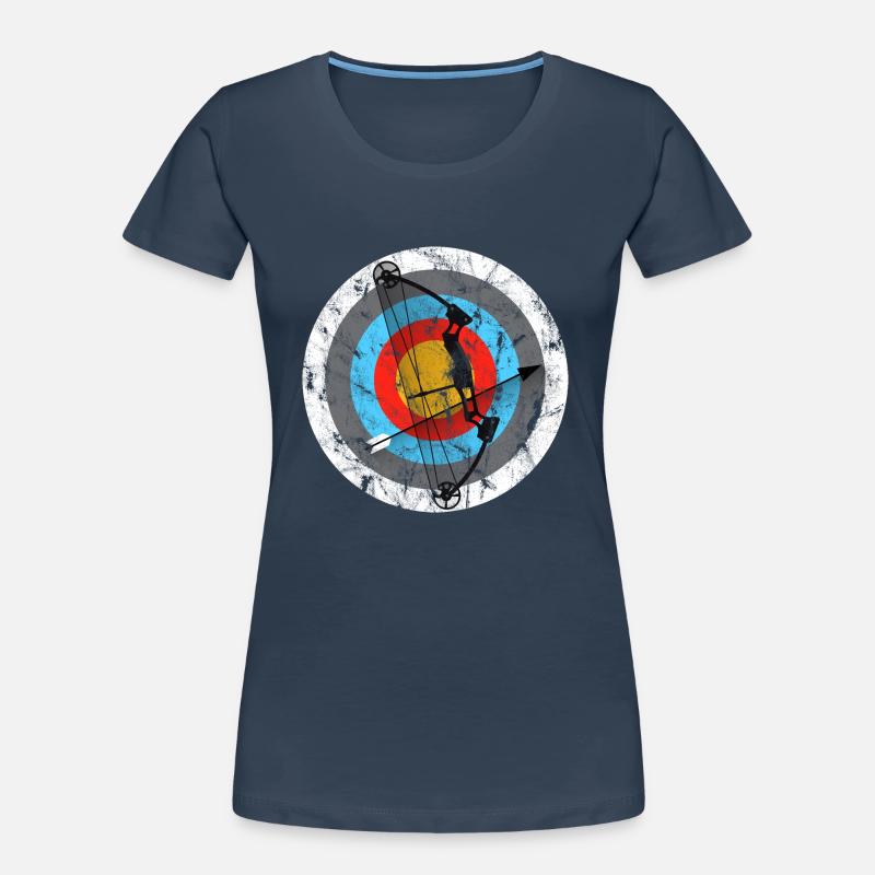Archery Target Compound Bow Gift Frauen Premium Bio T-Shirt