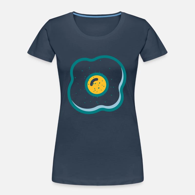 fried egg Women's Premium Organic T-Shirt