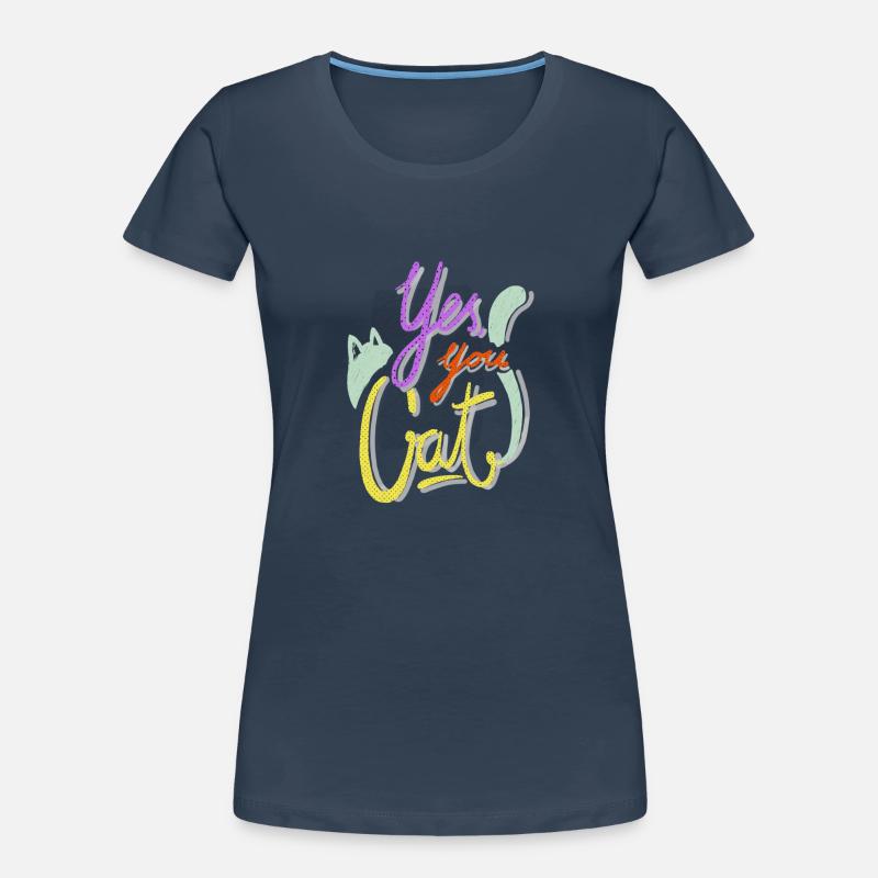 oui, vous chat! T-shirt bio Premium Femme