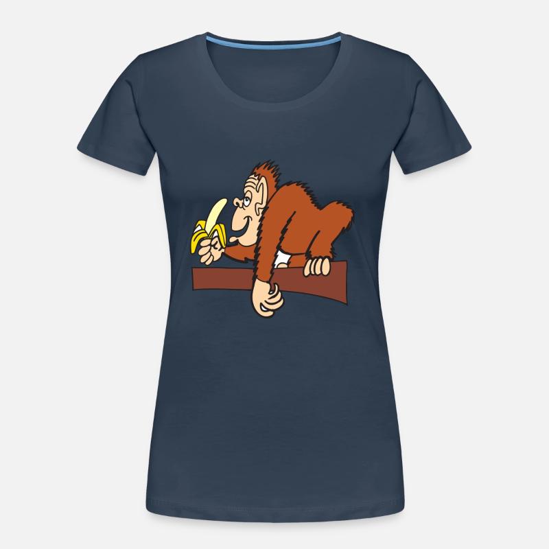 AFFE MIT BANANE! Frauen Premium Bio T-Shirt