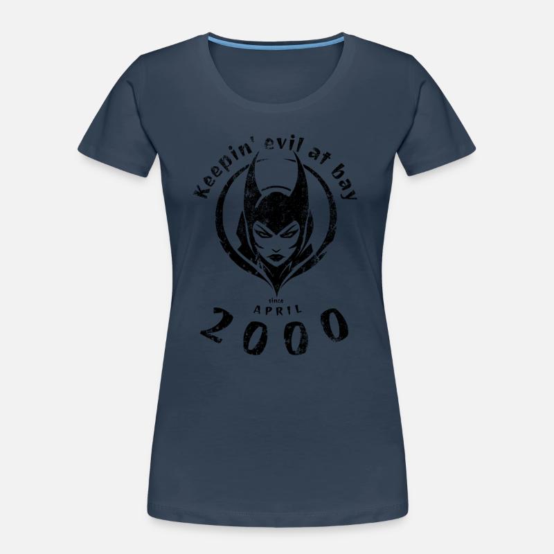 25. Geburtstag Keepin evil at bay since 04/2000 Frauen Premium Bio T-Shirt