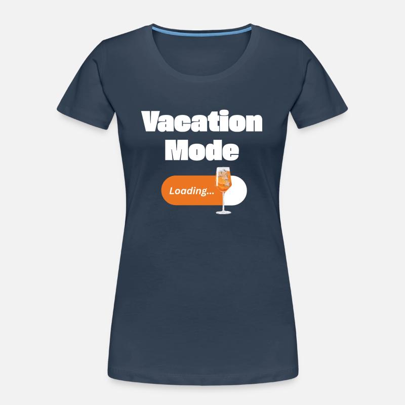 Vacation Mode On – Spritz with Loading Bar (light) Women's Premium Organic T-Shirt