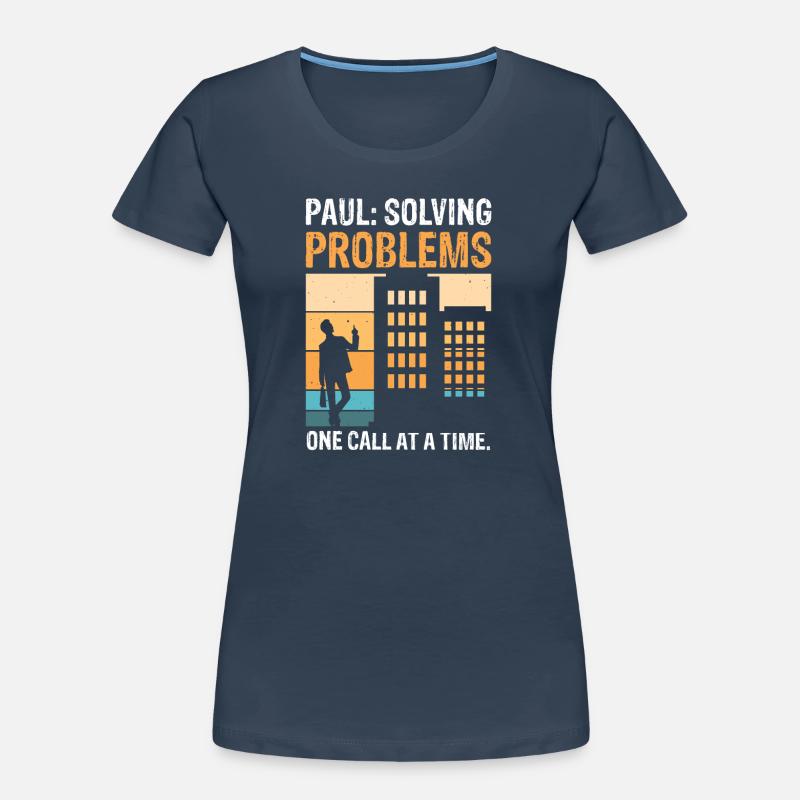Paul Solving problems one call at a time Women's Premium Organic T-Shirt