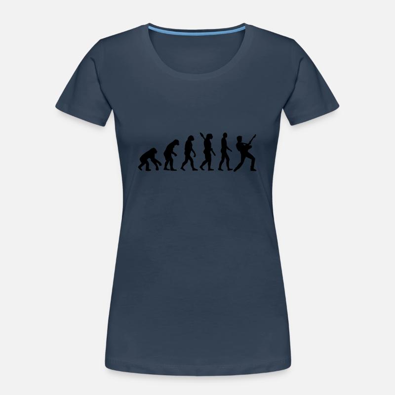 Evolution Rock musician Women's Premium Organic T-Shirt