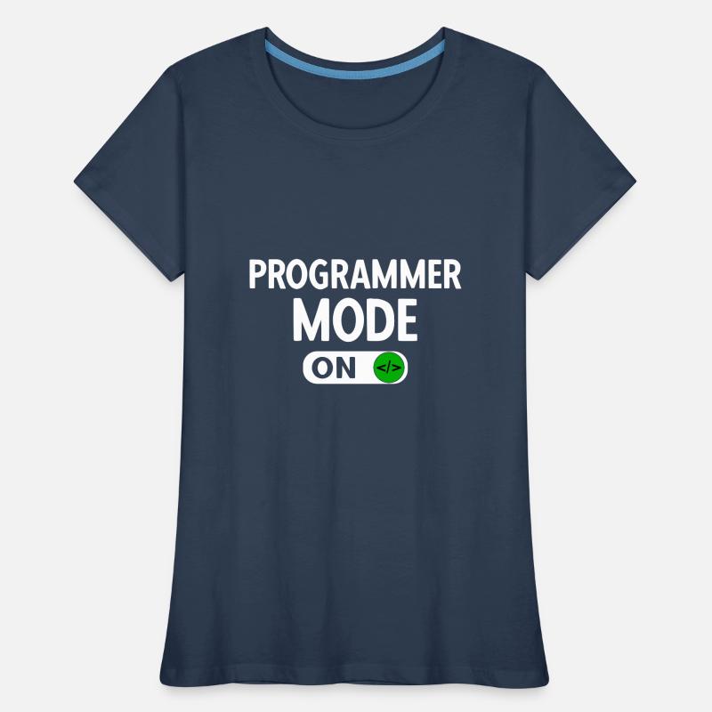 Programmierer Programmierung Informatik Computer Frauen Premium Bio T-Shirt