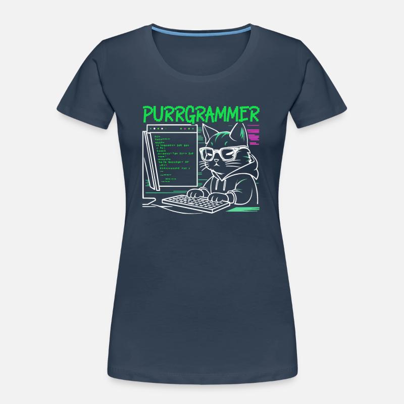 Lustiger Programmierer Programmierer Frauen Premium Bio T-Shirt