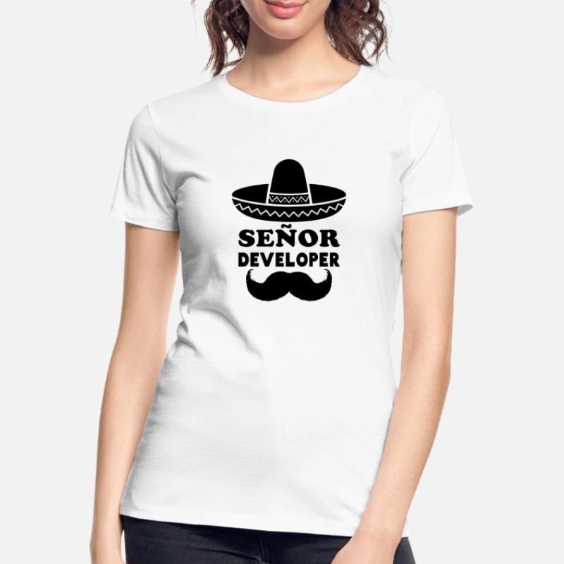 Señor Developer for Programming & Senior Developer Women's Premium Organic T-Shirt