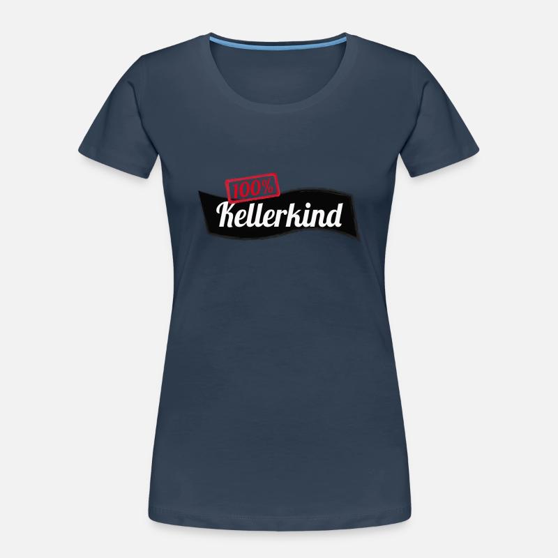 Kellerkind 100% Informatik Student Geschenk Frauen Premium Bio T-Shirt
