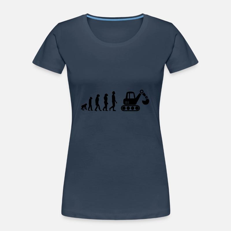 Evolution mechanical excavator Women's Premium Organic T-Shirt
