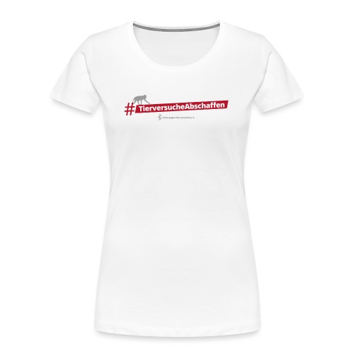 # Tierversuche Abschaffen Affe - Frauen Premium Bio T-Shirt