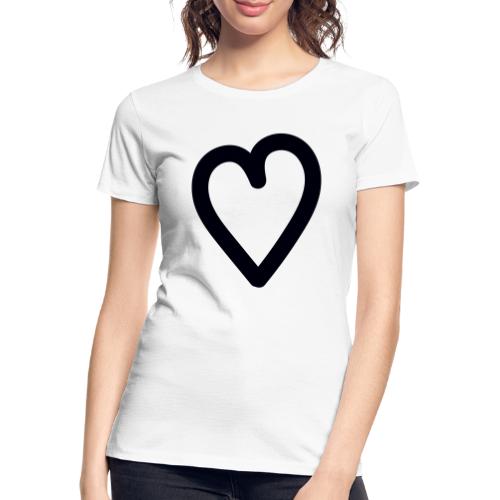 mon coeur heart - T-shirt bio Premium Femme