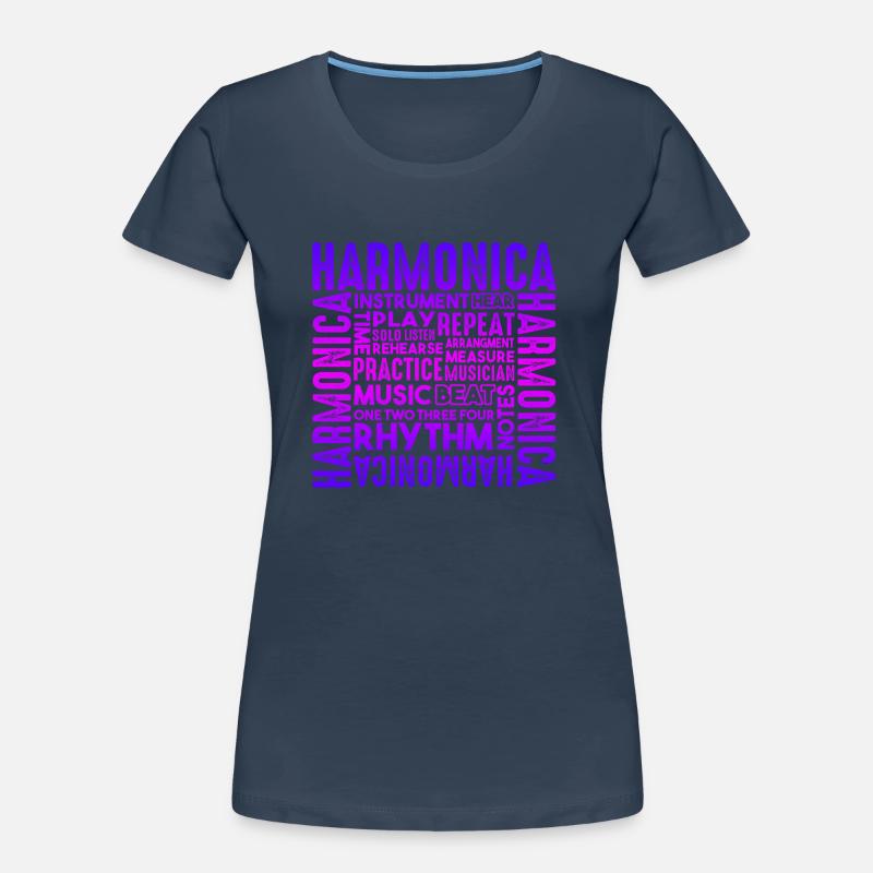 Harmonica Things About Harmonica Women's Premium Organic T-Shirt