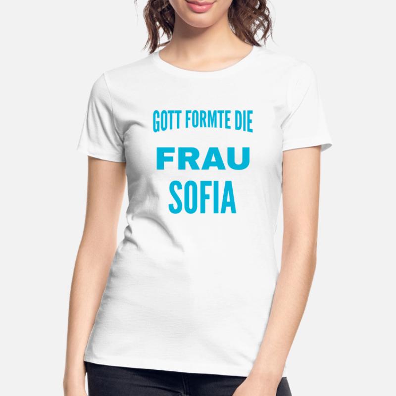 Conception de nom de Sofia T-shirt bio Premium Femme