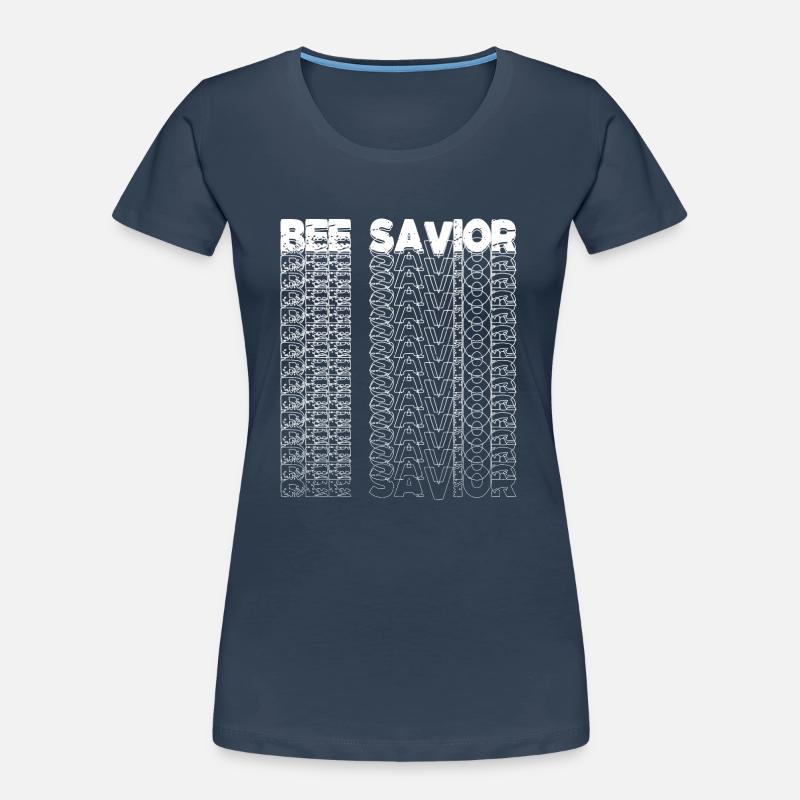 bee-friendly plants statement present idea Women's Premium Organic T-Shirt