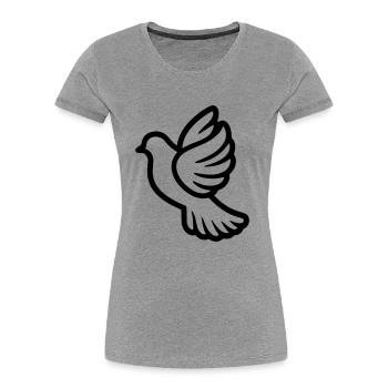 Dove - Women's Premium Organic T-Shirt -  - Front - Mia (176cm)
