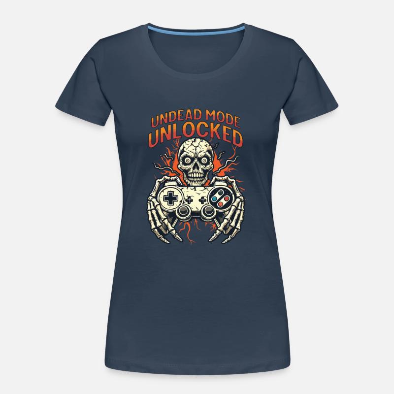 Zombie Gaming Controller Unleashed Undead Women's Premium Organic T-Shirt