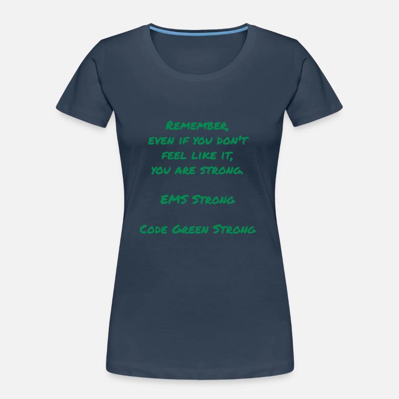 EMS Strong Code Green Strong Women's Premium Organic T-Shirt