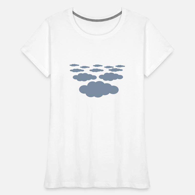 Clouds Women's Premium Organic T-Shirt