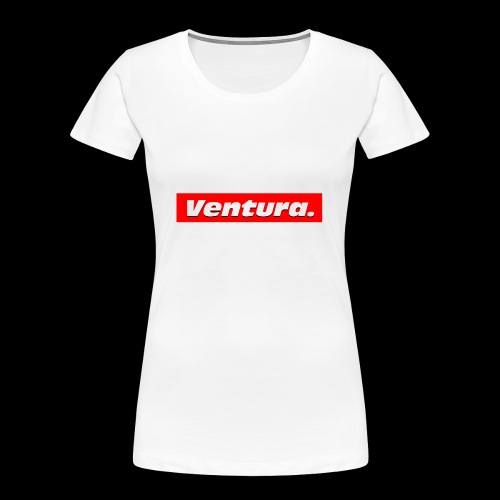Ventura Red Logo - Vrouwen premium bio T-shirt