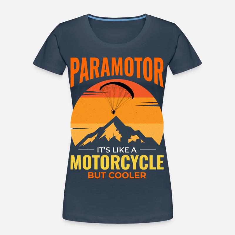 Paramotor Pilot Paramotoring Powered Paraglider Women's Premium Organic T-Shirt
