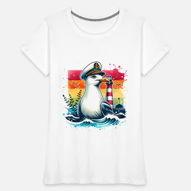 Mal de mer T-shirt bio Premium Femme