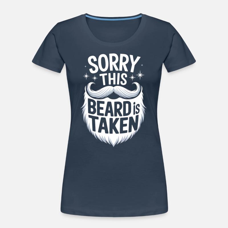 Bart Schnurrbart Bärtige Männer Frauen Premium Bio T-Shirt