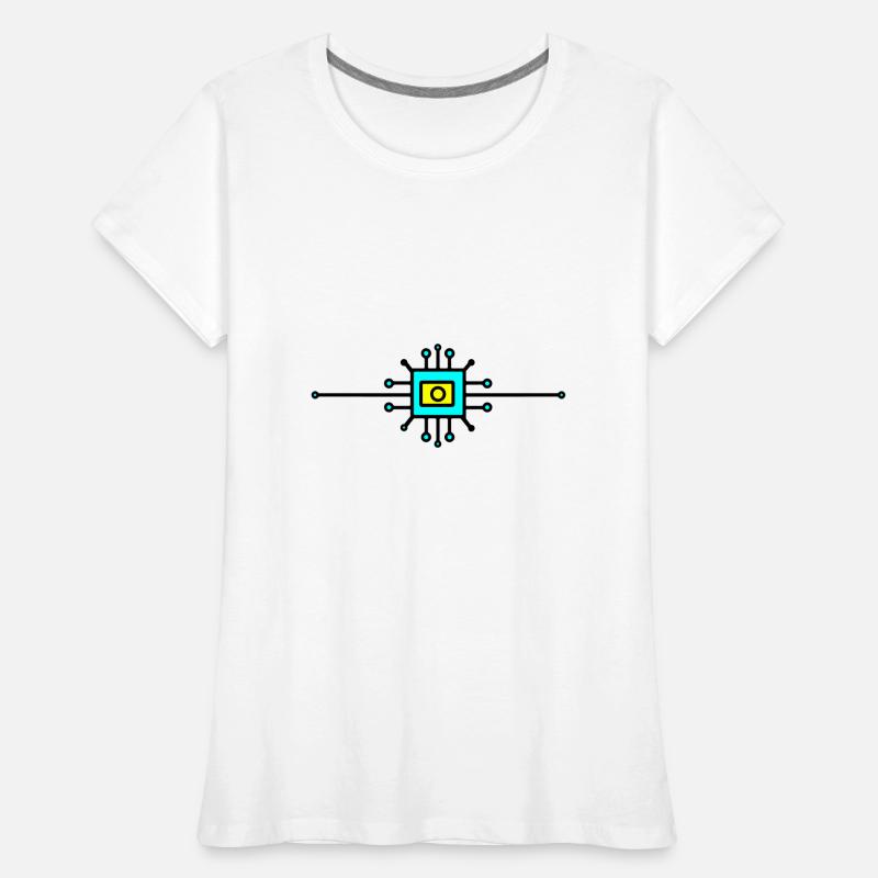 Computer Chip Digital Sensor Women's Premium Organic T-Shirt