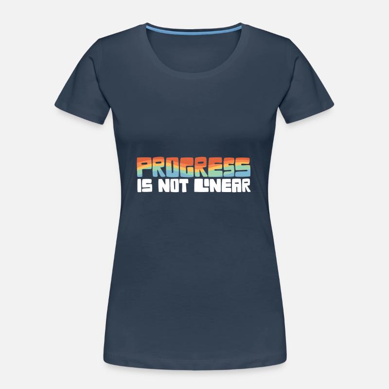 SPED Teacher Progress Is Not Linear Para ABA Frauen Premium Bio T-Shirt