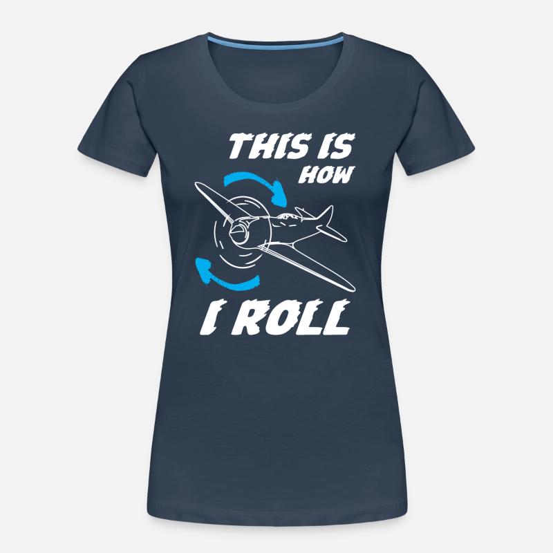 Pilote C’est comme ça que je roule T-shirt bio Premium Femme