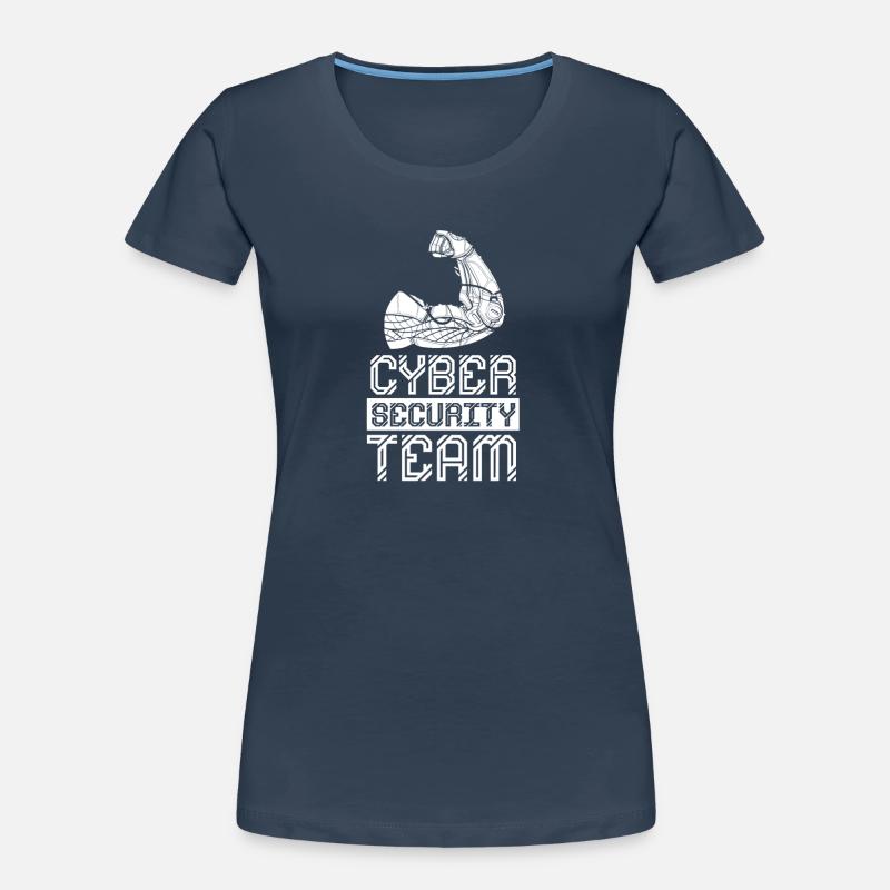 Cybersecurity Team Hacking Hacker IT Security Women's Premium Organic T-Shirt