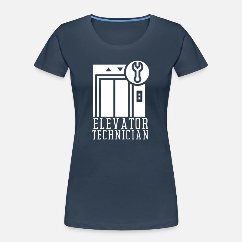 Elevator Mechanic Engineer And Elevator Installer Women's Premium Organic T-Shirt