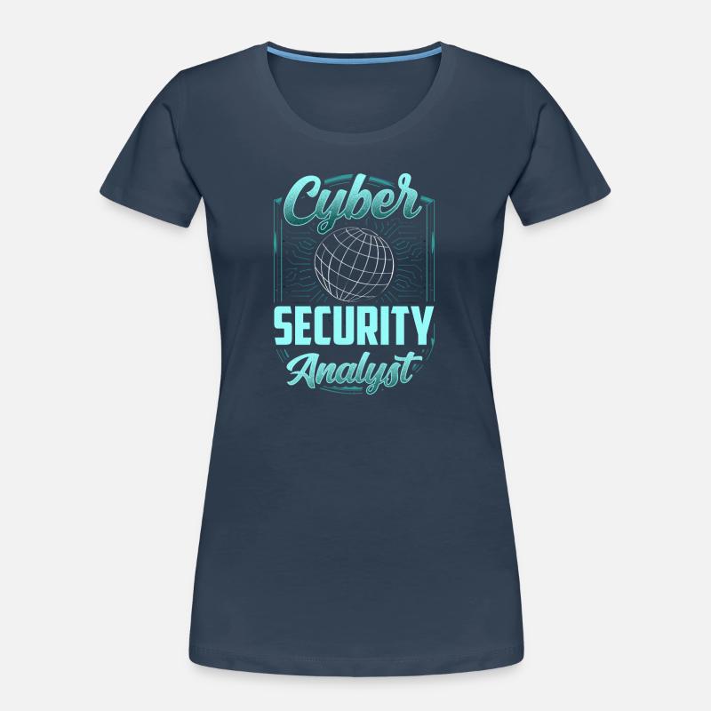 Analyste en cybersécurité Hack Hacker Sécurité informatique T-shirt bio Premium Femme