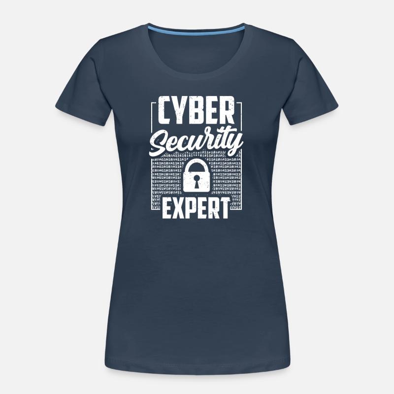 Expert en cybersécurité Hack IT Security Hacker T-shirt bio Premium Femme