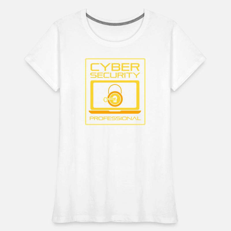 Cybersecurity Profi Hacking Hacker IT Sicherheit Frauen Premium Bio T-Shirt