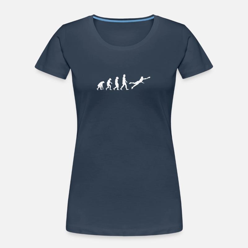 Ultimate Frisbee Evolution - Women's Premium Organic T-Shirt - 