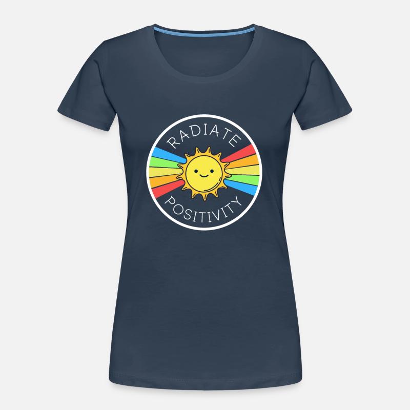 Rayonner de positivité T-shirt bio Premium Femme