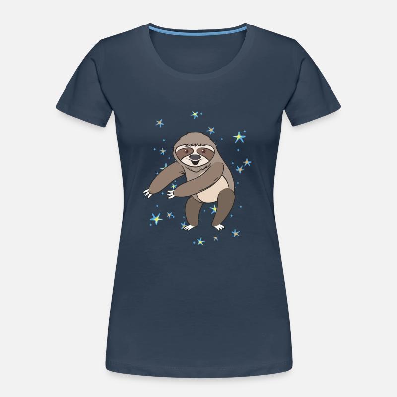 Sloth Floss Like A Boss Flossing Dance Gift Women's Premium Organic T-Shirt