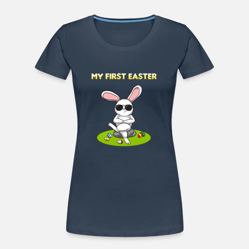 My First Easter Baby First Easter Easter Bunny Spruc Women's Premium Organic T-Shirt