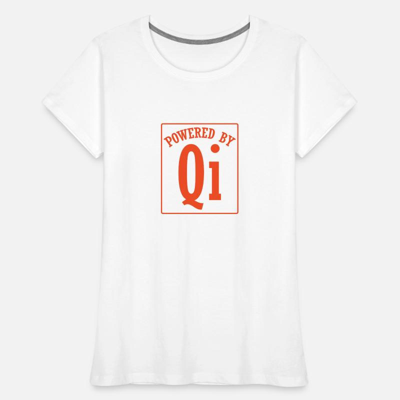 Qigong Powered By Qi oder Chi Frauen Premium Bio T-Shirt