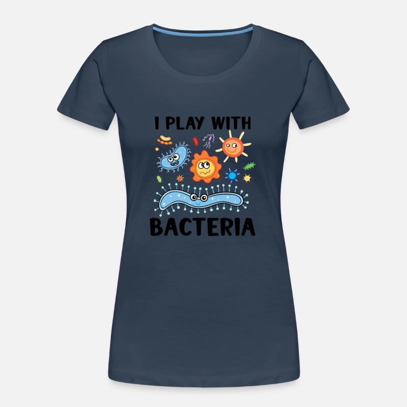 Microbiologiste Microbiology Lab Staph Gift Idea T-shirt bio Premium Femme