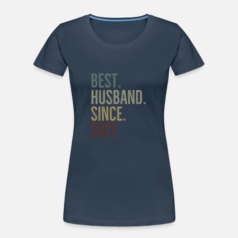Bester Ehemann seit 2021 Frauen Premium Bio T-Shirt