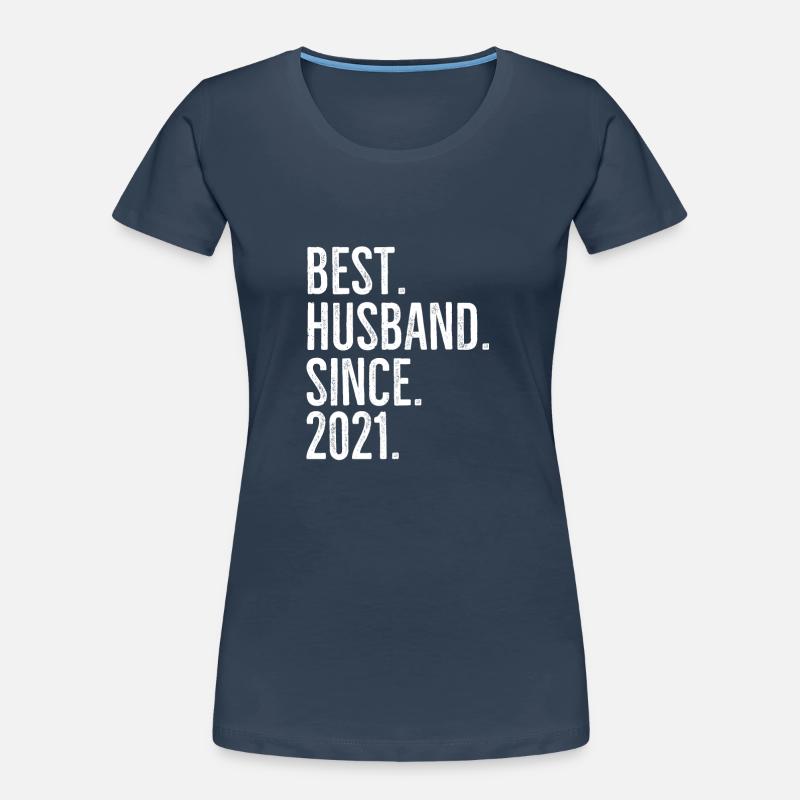 Bester Ehemann seit 2021 Frauen Premium Bio T-Shirt