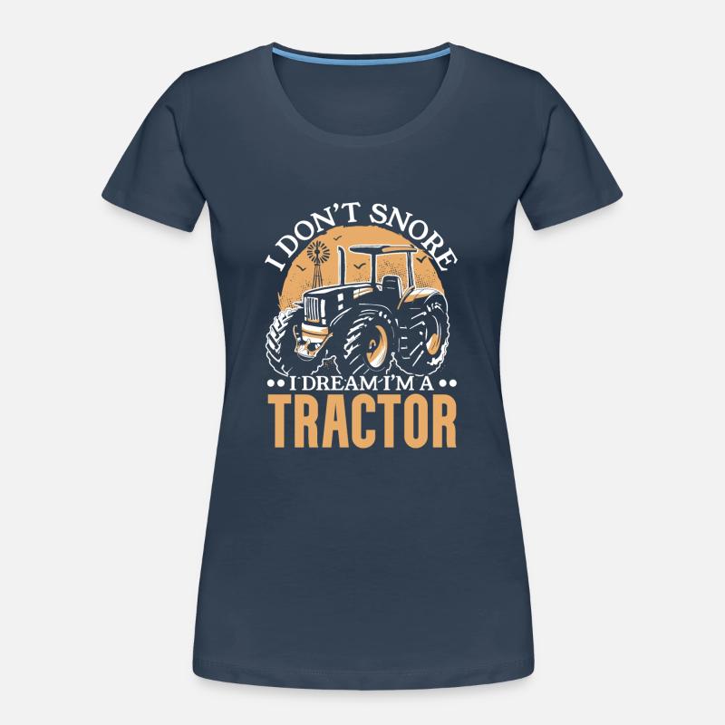 Ich schnarche nicht, ich träume, dass ich ein Trak Frauen Premium Bio T-Shirt