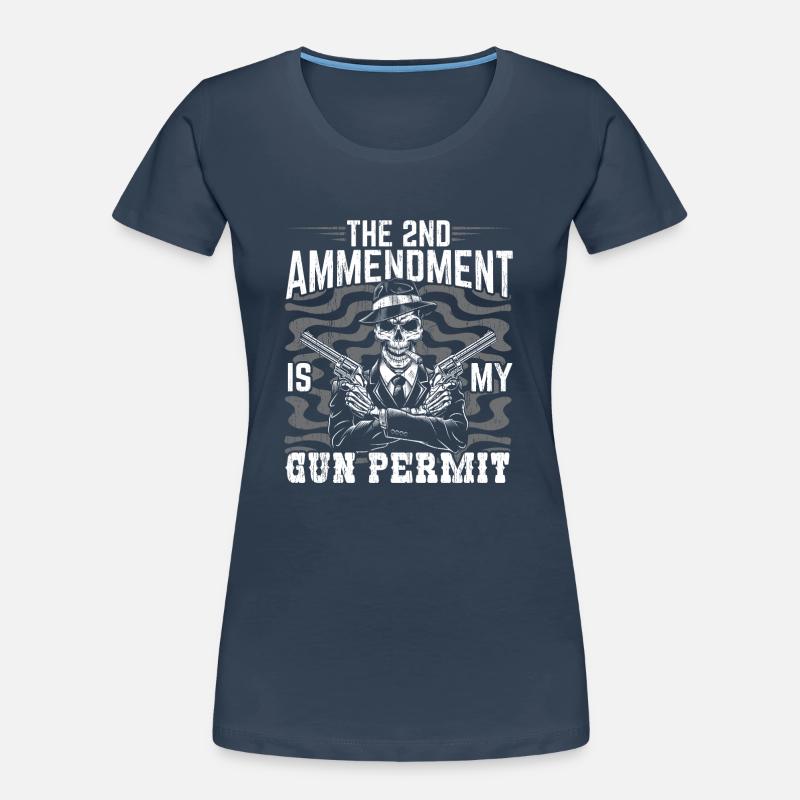 The 2nd Amendment is my gun permit Women's Premium Organic T-Shirt