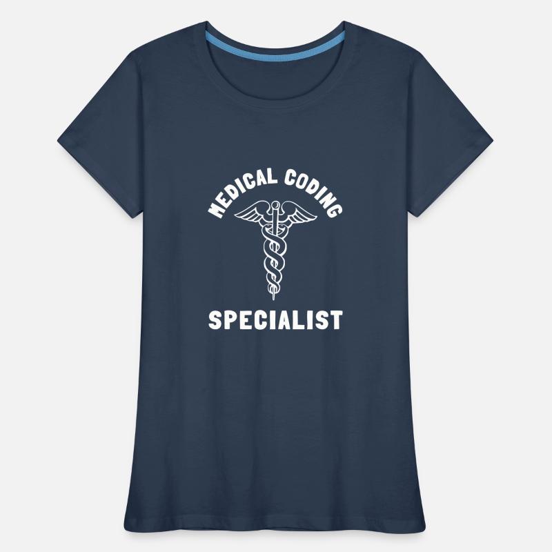 Medical Coder Coding VA Nurse And Clinical Coding Frauen Premium Bio T-Shirt