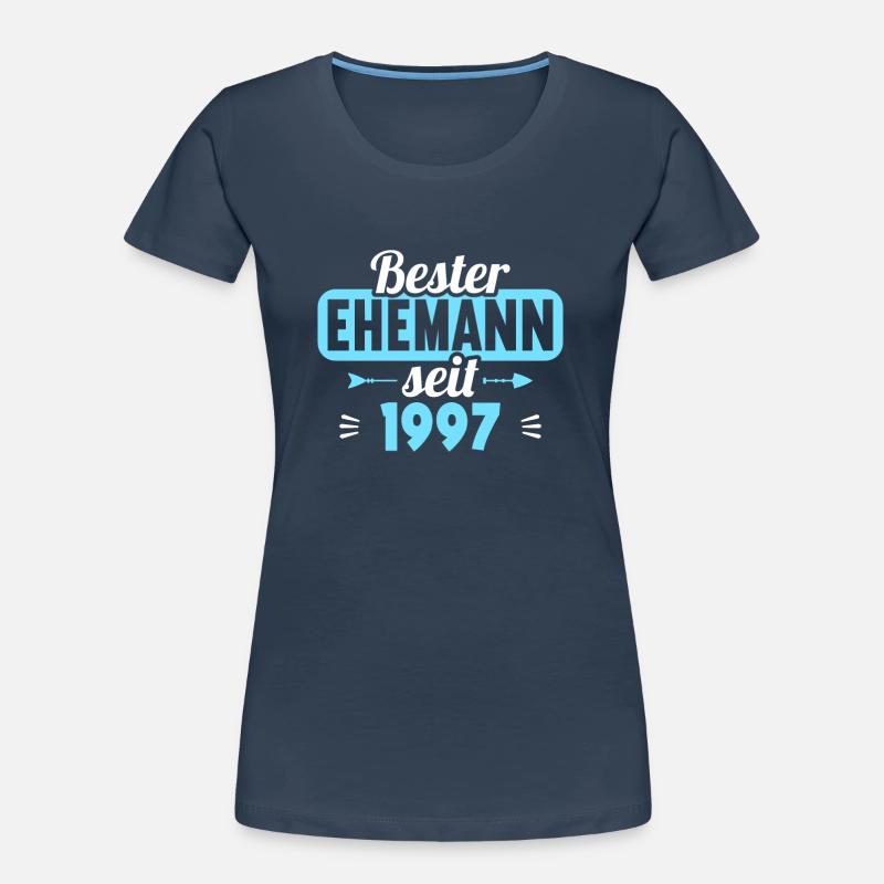 Beste Ehefrau Bester Ehemann seit 1997 Frauen Premium Bio T-Shirt